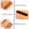 Sosoport 1PC Wooden Tissue Box Lightweight Napkin Storage Container with