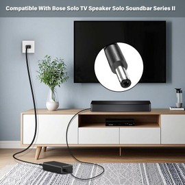 Power Cord for Bose Solo TV Soundbar Series II 2 418775 845194-1100 8451941100 845194-110 845194110 Home Theatre System Speaker,UL Listed 20V Charger for Solo Sound bar AC DC Adapter Perfeidy