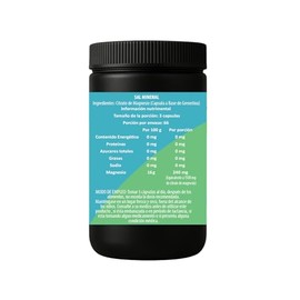 Isaaquim Citrato de Magnesio Puro 1500 mg – 200 Cápsulas | Aporta 240 mg de Magnesio por Porción de 3 Cápsulas | 66 Porciones por Frasco | Alta Absorción