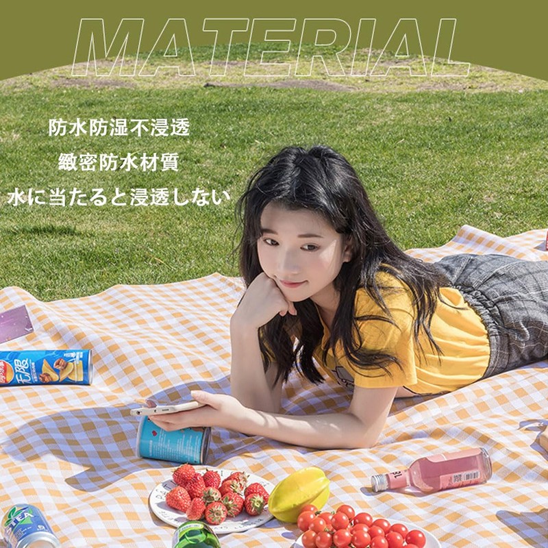 Leisure Sheet, Picnic Mat, Thick, Foldable, Waterproof, Moisture Proof, Lightweight,