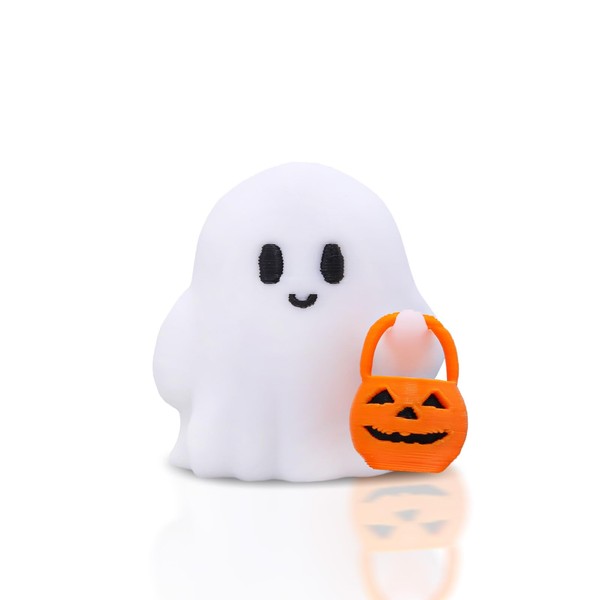 Halloween Ghost Figurines Resin Halloween Table Decorations Cartoon White Spooky
