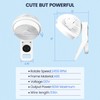 Simple Deluxe 7 inch Wall Mount Fan, 3 Speeds &