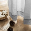 Topick Sheer Curtain with Eyelets, Transparent Curtain, Pack of 2,