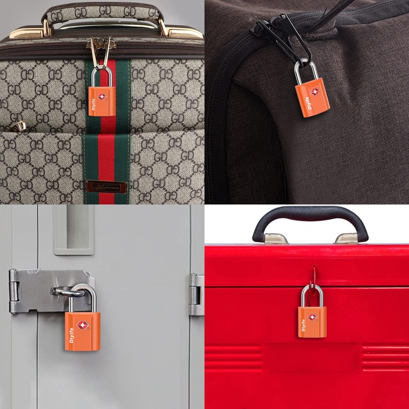 Diyife TSA Luggage Locks, [2 Pieces 4 Keys] Key Lock