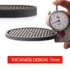 ME.FAN Silicone Coasters [6 Pack] Thickened Drink Coasters with Holder