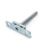 2 x Concealed Shelf Supports Brackets Floating Hidden 112 mm