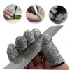 BESPORTBLE 10pcs Anti-cut Finger Cots Cut Resistant Protective Sleeves for