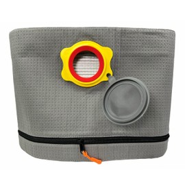 Macam Reusable Dust Bag Compatible with Dewalt and Vacmaster Shop Vacs - 4-16 Gallons Capacity, 1 Pack Vacuum Bag, Filter Bag, Easy emptying (9-12 Gallons)