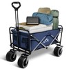 SAILARY Large Collapsible Wagon Cart Heavy Duty Foldable, Large Capacity
