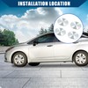 Hihaha Wheel Center Hub Cap/Sticker Emblem Badge Decal for Car/Durable