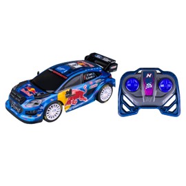 Nikko RC 10393 Night Mode M-Sport Ford Puma Hybrid #8 Tänak, Remote Control Car with LED Headlights, 25 cm, 2.4 GHz Remote Control, 40 m Range, for Children from 6 Years, Blue