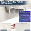 Faraday Fabric 43” x 118”, Military Grade Blocking Cloth Shielding,