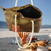CORK & VINE Unisex's Beach Tote Bag, Leopard, One Size