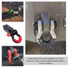 ZNDAW 2PCS D Ring Shackle Isolators Washers Kit, D-Ring Isolators