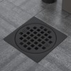 Yaseingoo 4" Square Shower Drain Grate Replacement Kit - SUS