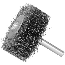 SI FANG 1 Pack Wire Wheel 2 Inch Steel Wire Brush 0.012" Wire 1/4" Shank 20000RPM for Die Grinder Rotary Tool Drill Brush Attachment