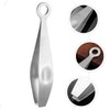 Zerodeko Stainless Steel Fish Tweezers Ergonomic Cooking Tool for Hair