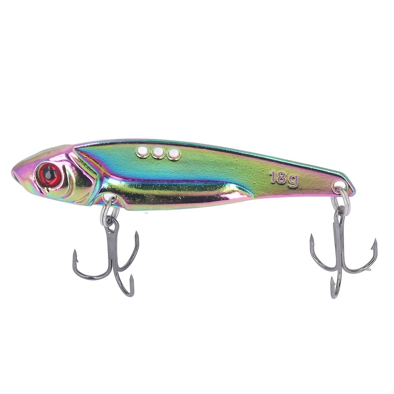 10PCS Fish Shape Artificial Bait High Simulation Aluminum Alloy Fishing