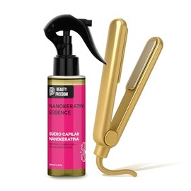 Termoprotector para Cabello Nanokeratina Planchado Express Beauty Freedom 125ml - Termoprotector para Cabello Perfume Capilar Aroma Citricos Desenreda y Nutre el Cabello - Keratina Hidrolizada