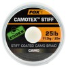 Fox Camotex Stiff Coated Camo Braid 20lb Camo (cac738)