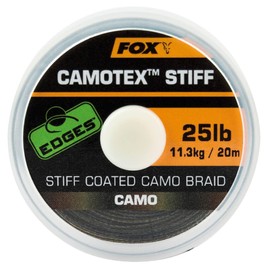 Fox Camotex Stiff Coated Camo Braid 20lb Camo (cac738)