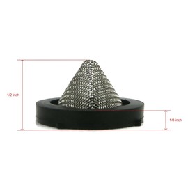 The ROP Shop | (Pack of 2 Debris Filtering Metal Screens with Silicone Washer for Garden Hoses