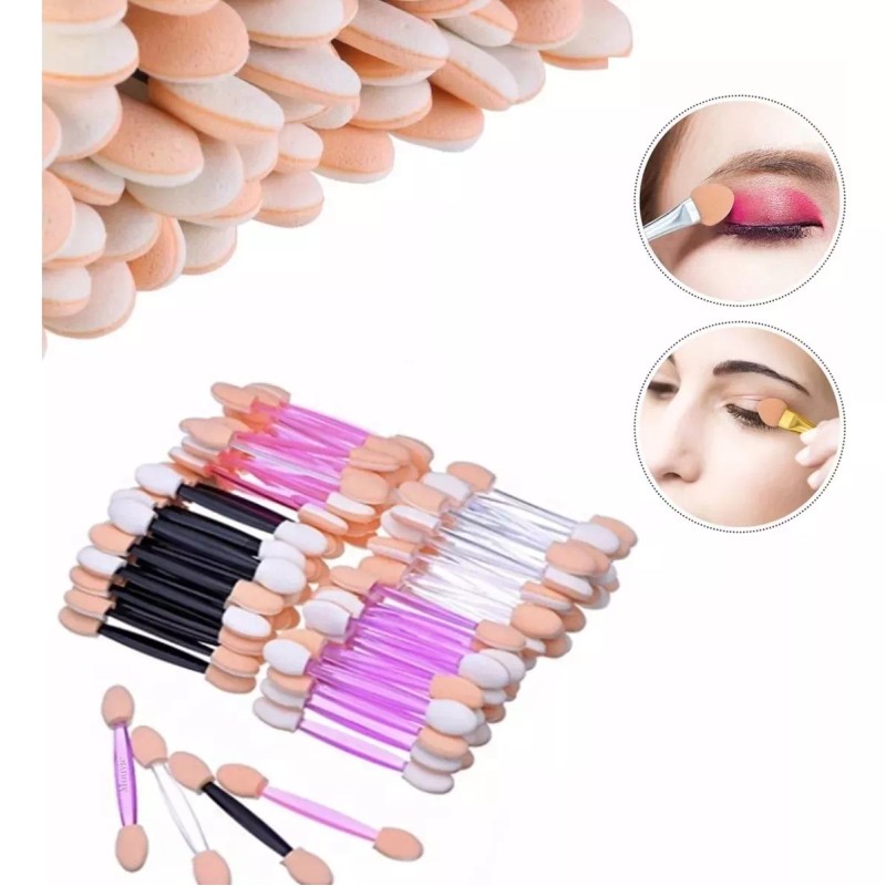 Unic 30 Aplicadores De Sombra De Esponja Doble Punta Mayoreo