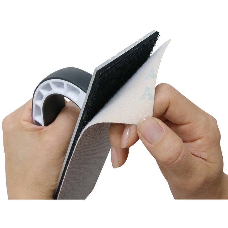 SK11 HS-240AC Hand Sander Durable Aluminum Plate with Cushion Velcro