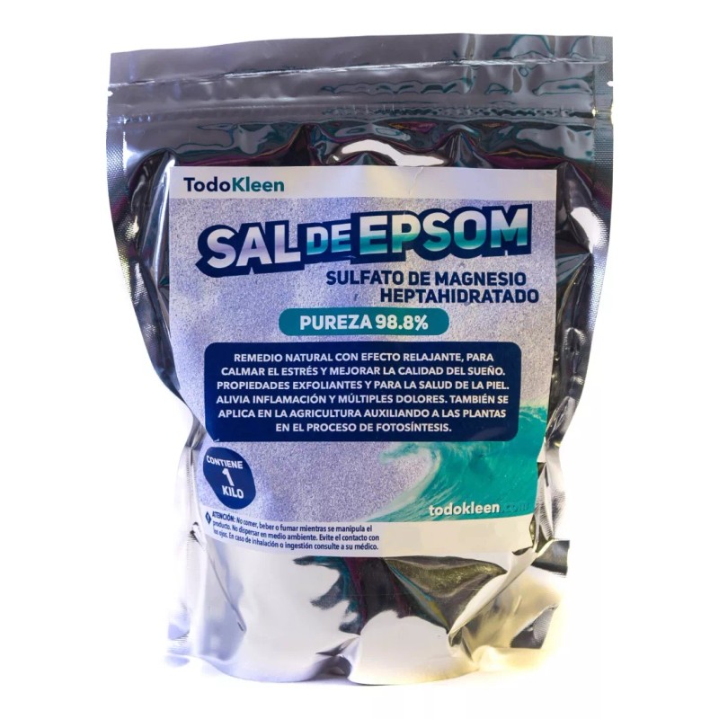 Todo Kleen Sal De Epsom - 2kg. Sulfato De Magnesio