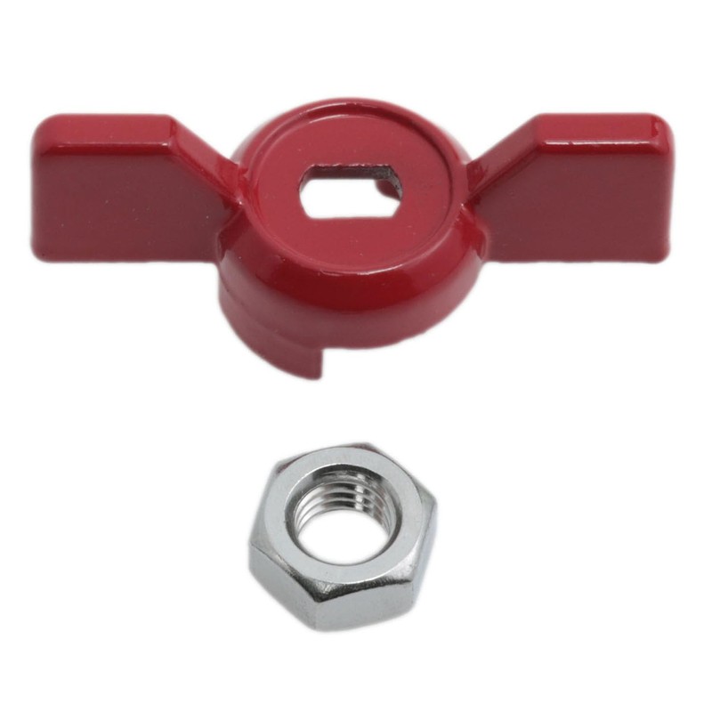 yukata 1 Set DN20 Ball Valve Handle with Nuts, 5