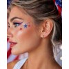 Elaximn Tiny Patriotic Gold Huggie Earrings for Women