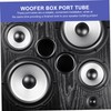 SHOWERORO 8pcs Abs Speaker Port Tube Bass Outlet for Improved