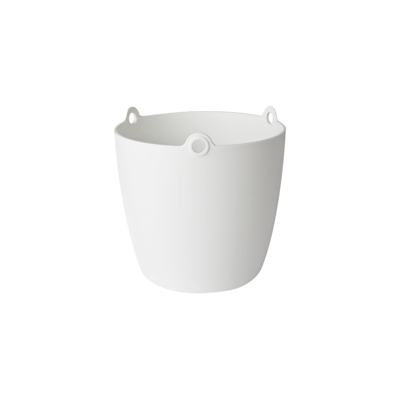 elho 18 cm Brussels Hanging Basket - White