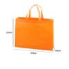 Aoktorkit 5 PCS Orange Party Favors Bags Non-woven Gift Tote