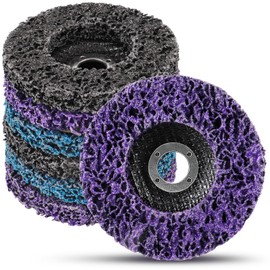 6PCS 4" x 5/8" Paint Stripper Wheel for Angle Grinders, Brush Wheel for Angle Grinders, for Cleaning and Removing Paint coatings, Rust and Welding oxides