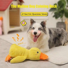 LuWomenre Anti Stress Duck Cute Plush Dog Toy Sounding Toys for Small Dogs