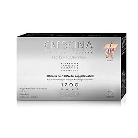 Crescina Complete Treatment Transdermic Follicular Islands PLC12 BULGE STEM ANTI-LOSS Strong Hair Regrowth 1700 MAN 40 (14 + 14 + 12) Vials