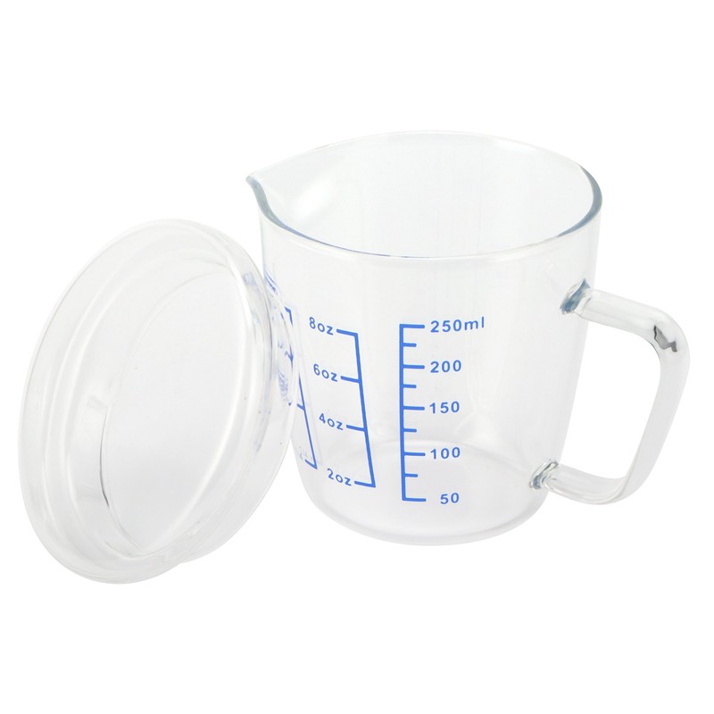 Heat Resisting Glass Measuring Cup Milk Scale Measuring Jug with
