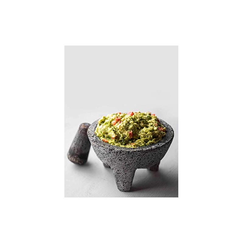 Molcajete de Piedra Negra / Black Stone Mortar & Pestle