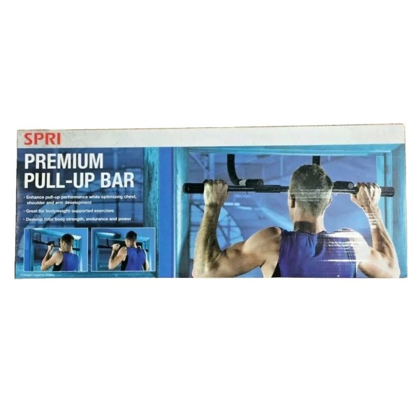 SPRI Premium Padded Iron Gym Pull Up Bar NEW Home