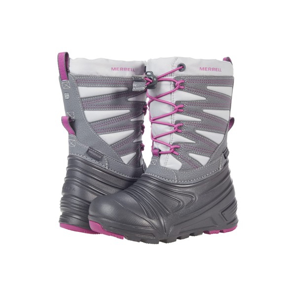 Merrell Snow Quest Lite 3.0 Waterproof Boot, Grey/Berry, 2 US