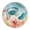 Supreme Housewares 16-Piece Melamine Dinnerware Set, Includes Dinner Plates, Salad