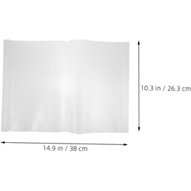 ARTIBETTER 20 Fundas Para Libros De Tapa Blanda Transparentes Tamaño B5 16k Protectores Impermeables Para Cuadernos y Libros De Biblioteca