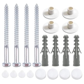 2 Sets Toilet Bidet Anchor Bolts Set Universal Bathroom Toilet Pan Floor Fixing Kit Pedestal Fixing for Bathroom Repair Fixings