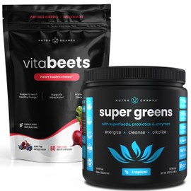 NutraChamps NutraChamps Beet Root Chewables & Greens Superfood Powder Bundle