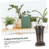 MERRYHAPY 2 Ceramic Orchid Pot Cotta Garden Pots Rustic Decorative