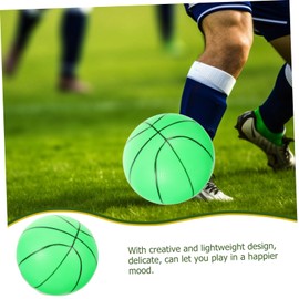 Sosoport Luminous Plastic Basketball Glow Training Ball for Light Up Fun for Play Basketball for Family Activities