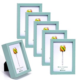 Winlor PF11G 2x3" Mini Magnet Photo Frame - Green (6 per set)
