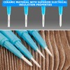 4 Pcs Plastic & Ceramic Screwdriver Set, Non-Conductive Slotted Screwdrivers