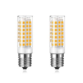 E17 LED Bulbs Dimmable 5W Microwave Over Stove Bulb, 40W Incandescent Equivalent, Warm White 3000K Light Bulbs No Flickers 88 SMD (2)